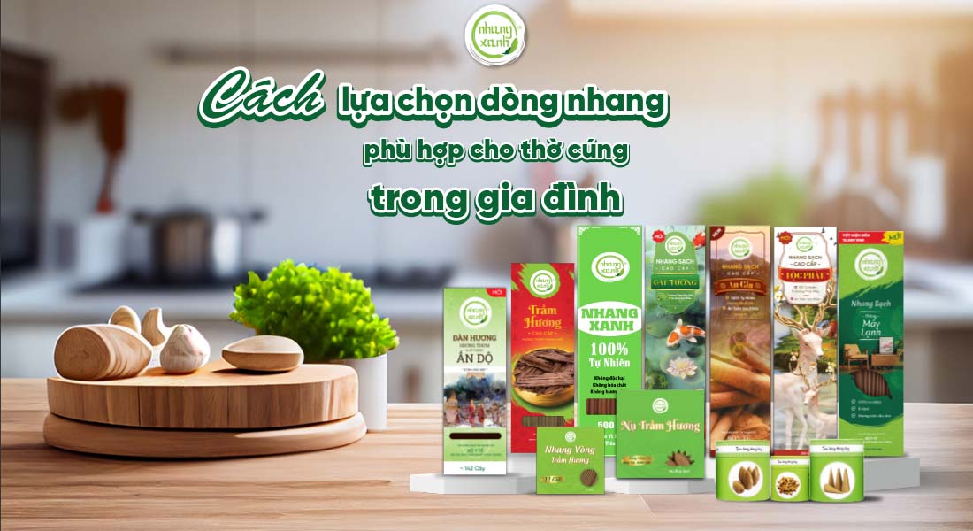 Những lựa chọn nhang sạch cho gia đình