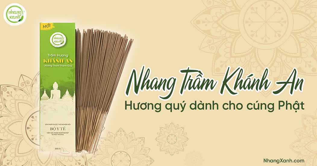 Nhang Xanh Khánh An, hương quý dành cho cúng Phật